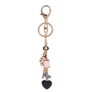 Louis Vuitton Style Enameled Charms Keychain/Bag Charm NWT